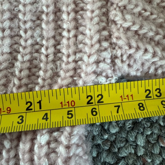 Varley Peverel Button Placket Soft Pink Wool Blend Knit Sweater XS Baggy - Picture 8 of 14